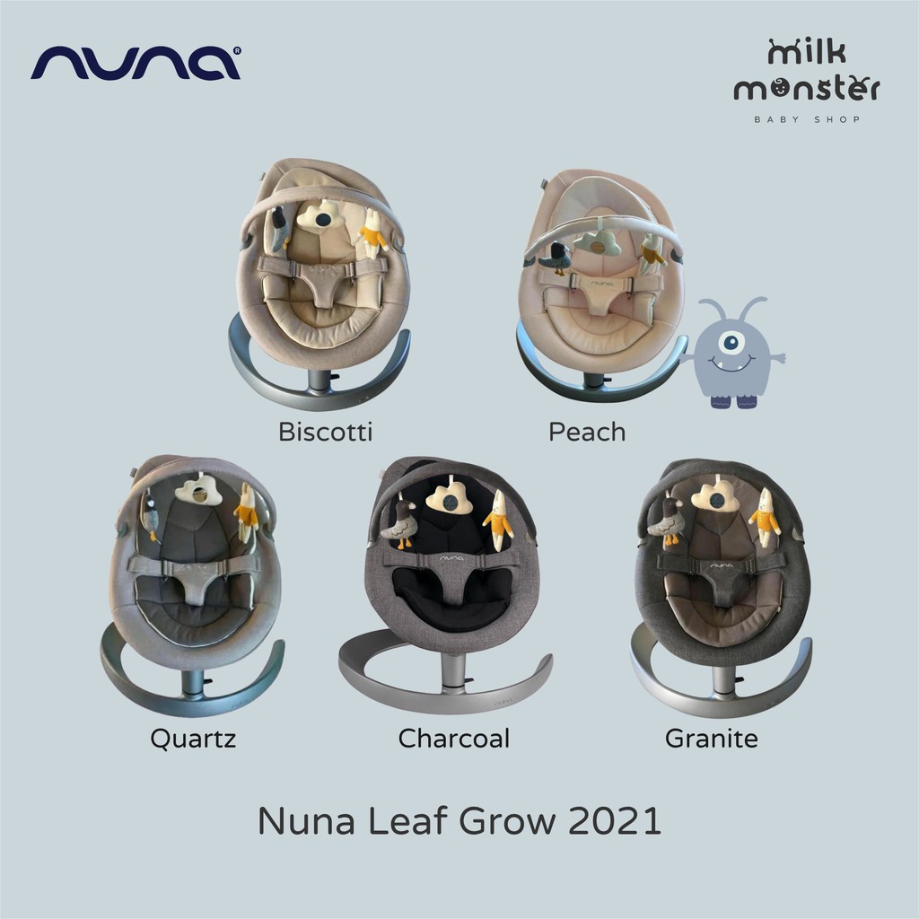 Nuna Bouncer Leaf Grow 2021/ ayunan otomatis bayi