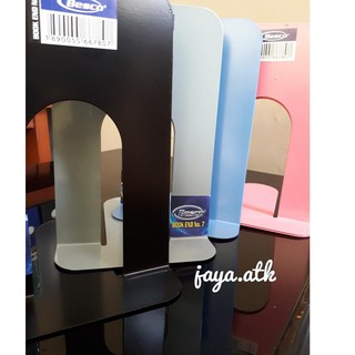 GoGo Beli  Produk Ori PEMBATAS BUKU  BESI  BOOKEND HOLDER 