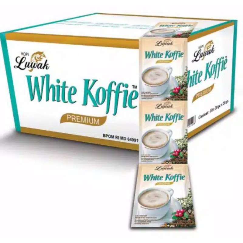 Luwak White Koffie Original 1 Renceng 10x20Gram