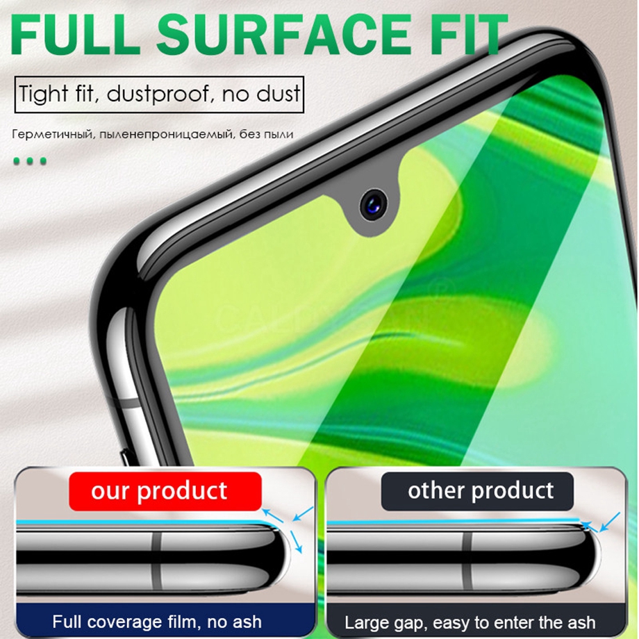 1000D Hydrogel Film Redmi 9T 9 9A Note 10 9s 9 Pro 8 7 6 Pro Xiaomi Poco M3 X3 NFC Mi 11 10T Pro Anti-fingerprint Redmi K30 K20 Pro 8 7 6 8A 7A 6A Full Soft TPU Screen Protector Film