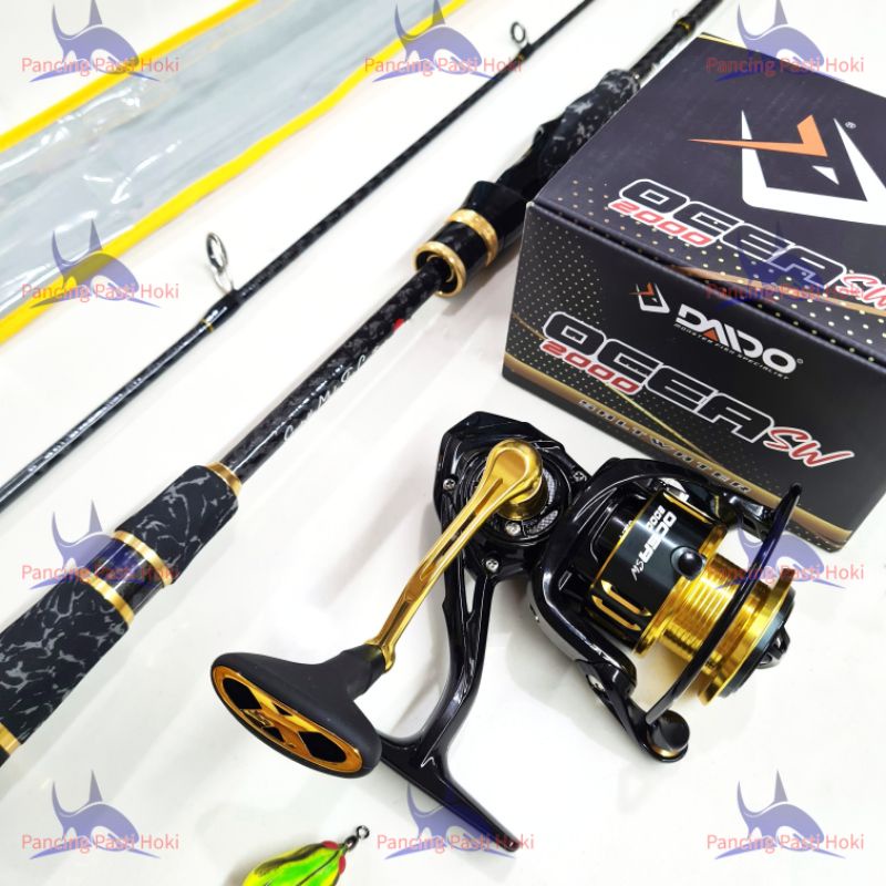 Joran set Daido predator + reel Daido ocea SW