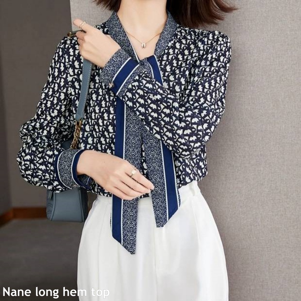 Nane long hem top - Thejanclothes