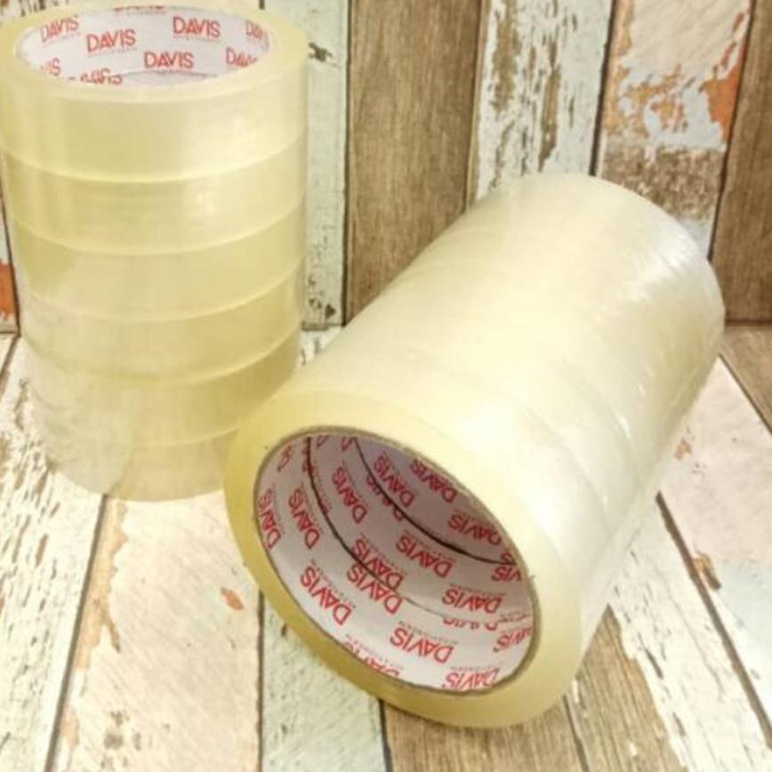 

❤[PROMO ⚡ALE!!!]❤Isolasi 1" Davis Label Merah ( 6pcs)