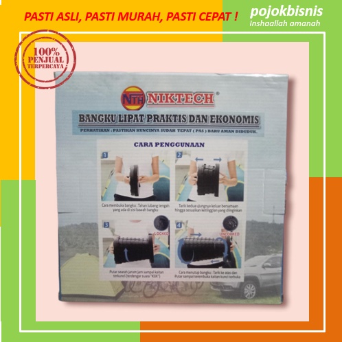 KURSI LIPAT PORTABLE / KURSI LIPAT OUTDOOR / BANGKU LIPAT PORTABLE / BANGKU LIPAT PRAKTIS EKONOMIS