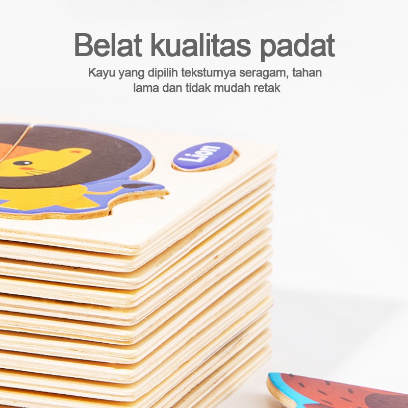 Puzzle kayu anak/Mainan Edukasi anak/wooden toys  L275