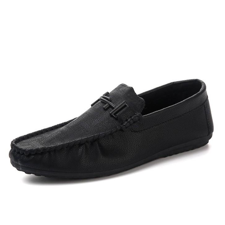 9.9 SUPER BIG SALE TW08-62 Sepatu Pria Import Loafers Kasual Outdoor Fashion-Black