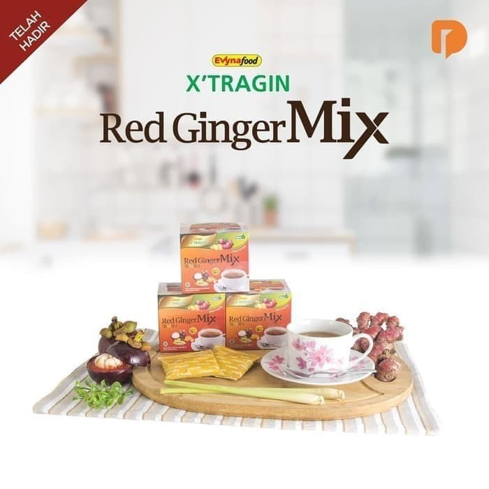 

Xtragin X'Tragin Red Ginger Mix Jahe Merah 1 Box 10 Sachet Sachets