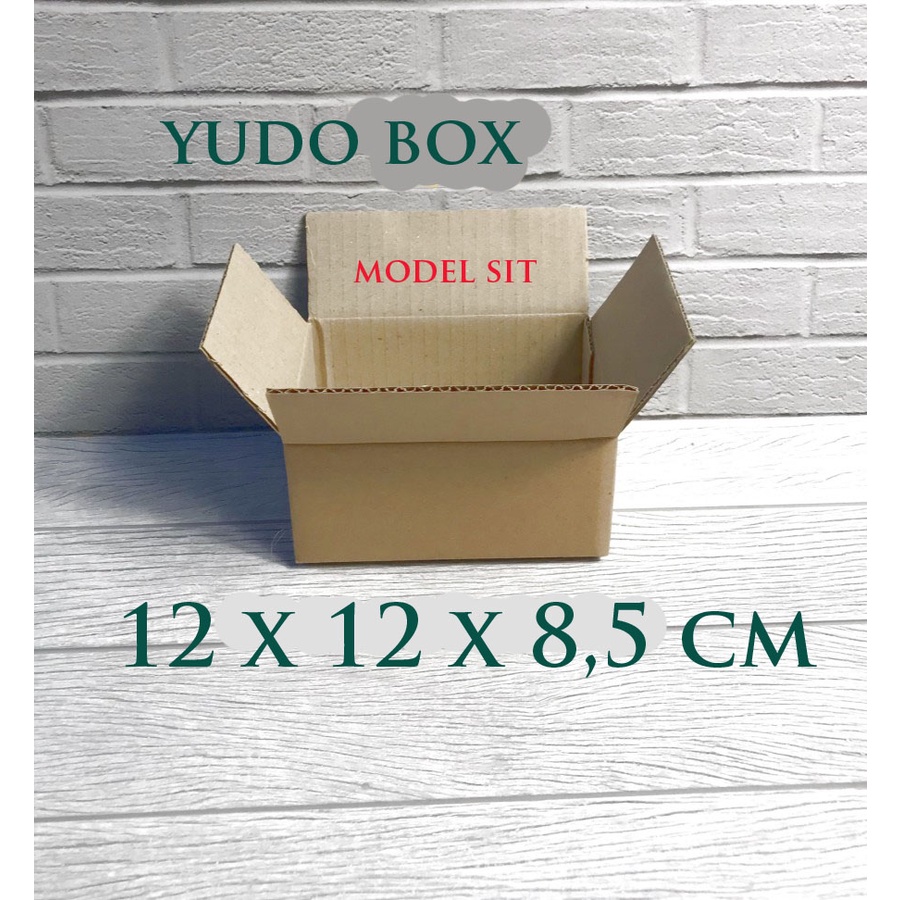 KARDUS BOX UKURAN 12 X 12 X 8,5 cm ST