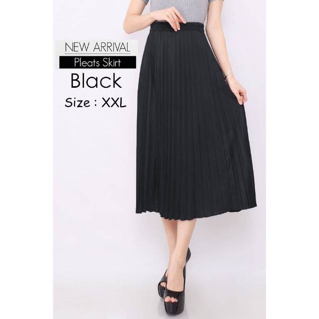 Rok - rok plisket payung 7/8 size XXL