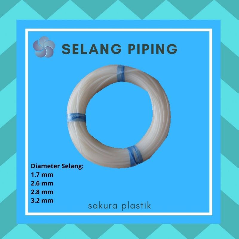 Selang piping +-50 meter/ Rotan piping tas plastik bening