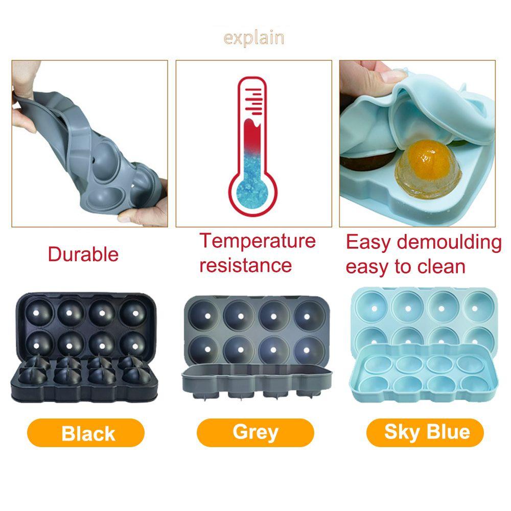 Solighter Pembuat Es Batu Dapat Digunakan Kembali Untuk Whiskey Sphere Ice Cube Mold Bar 3D Bentuk Berlian