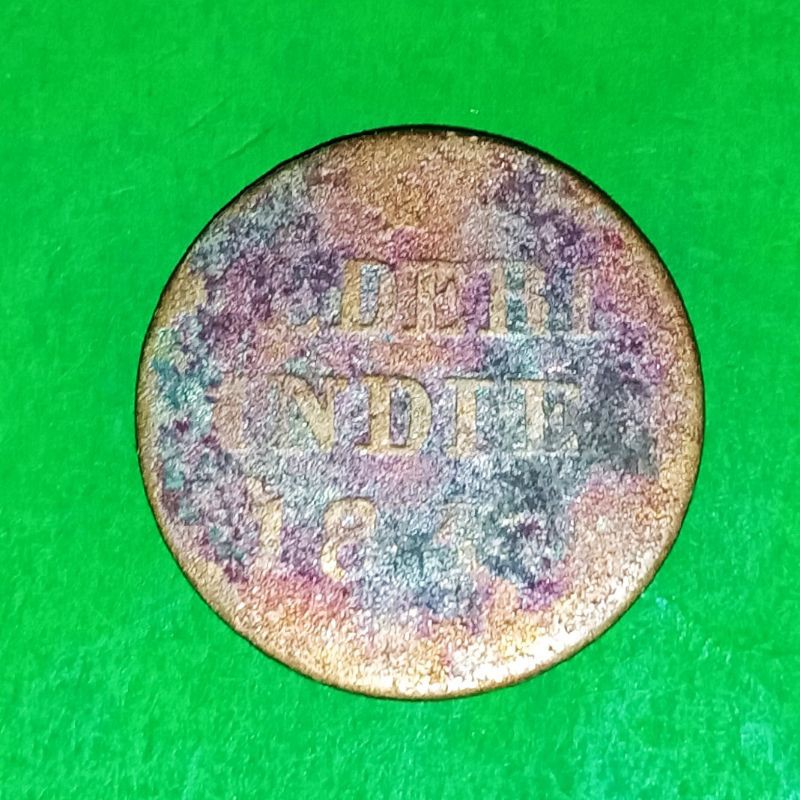 UB19B UANG KOIN KUNO BELANDA FREE KAPSUL KOIN NEDERLEND INDIE BELANDA TAHUN 1797 1 CENT