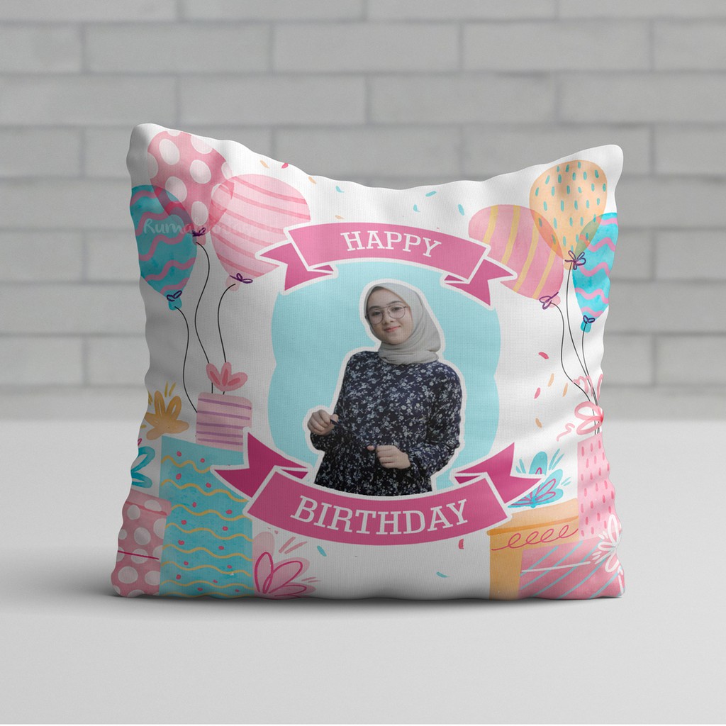 Bantal Sofa Custom Happy Birthday Shopee Indonesia Bantal Sofa Custom Happy Birthday Shopee Indonesia