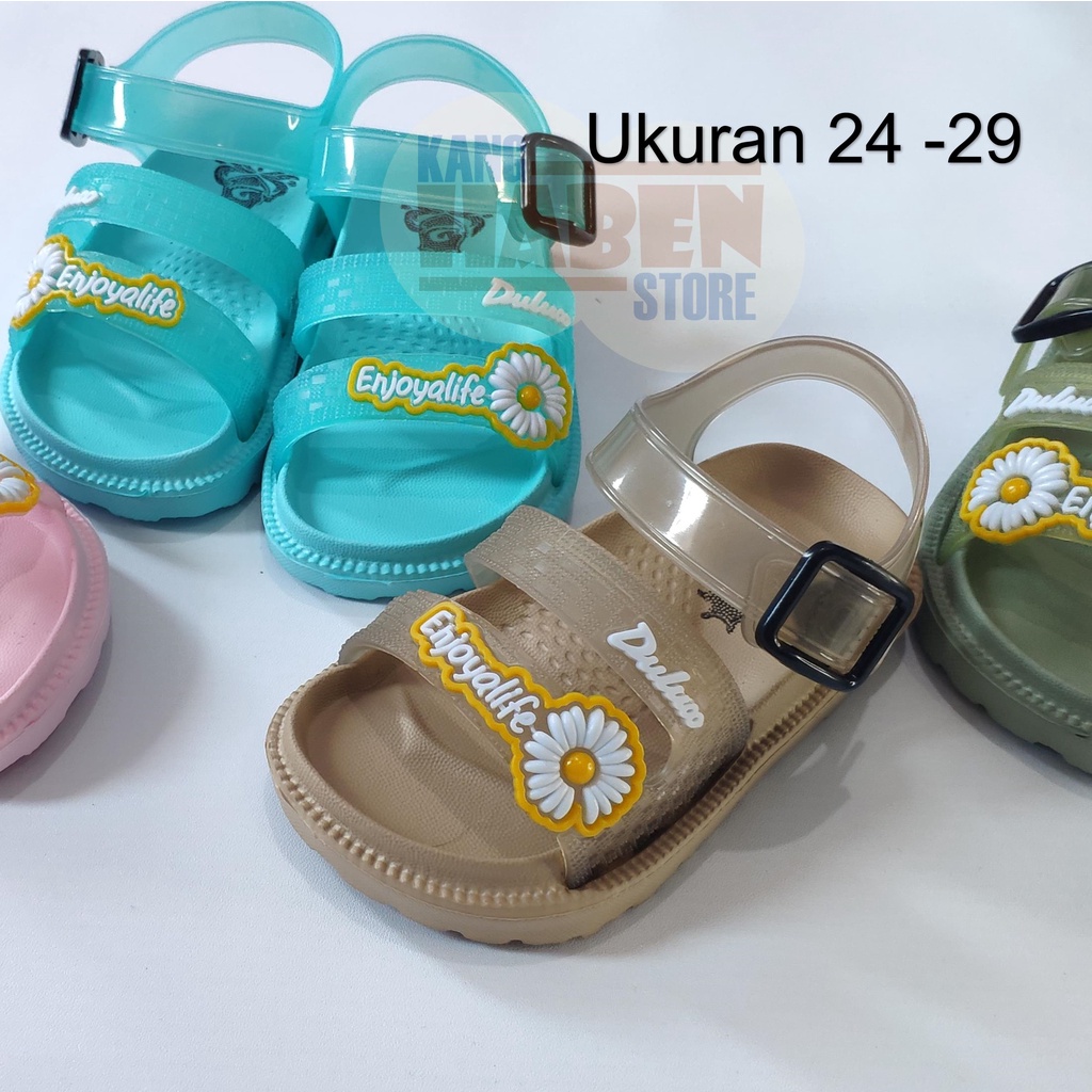 Sandal Pesta Anak Perempuan Balita, Sandal Gunung anak Prempuan, Sandal Anak Cewek Karet 323D