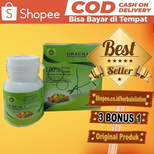 ( PROMO ) GRACILI PELANGSING HERBAL - OBAT UNTUK MENURUNKAN BERAT BADAN - OBAT GRACILI ORIGINAL