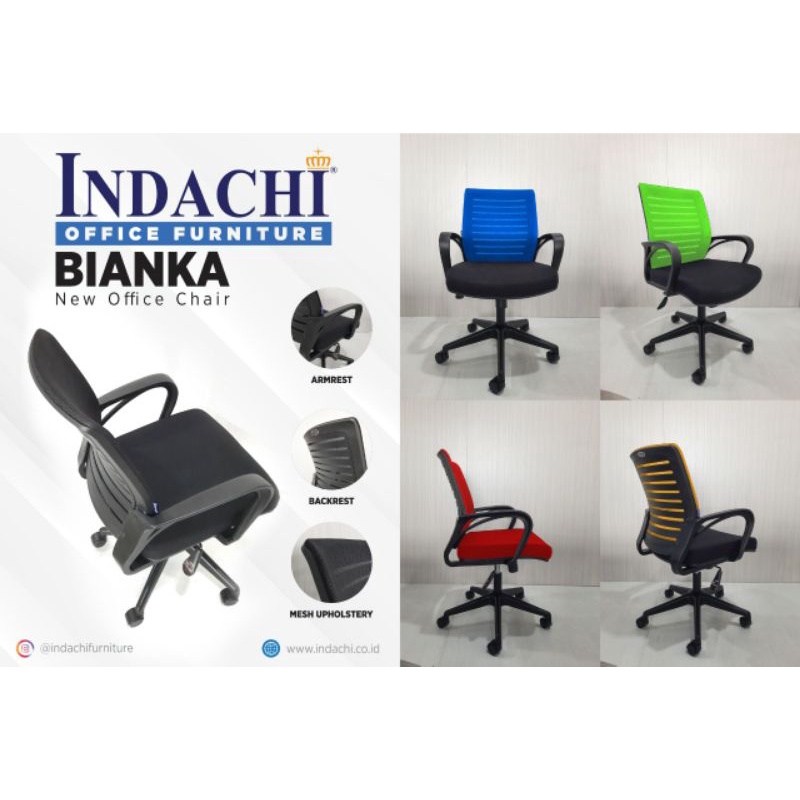 Kursi Kantor Kursi Kerja INDACHI BIANKA 1 Molek Furniture