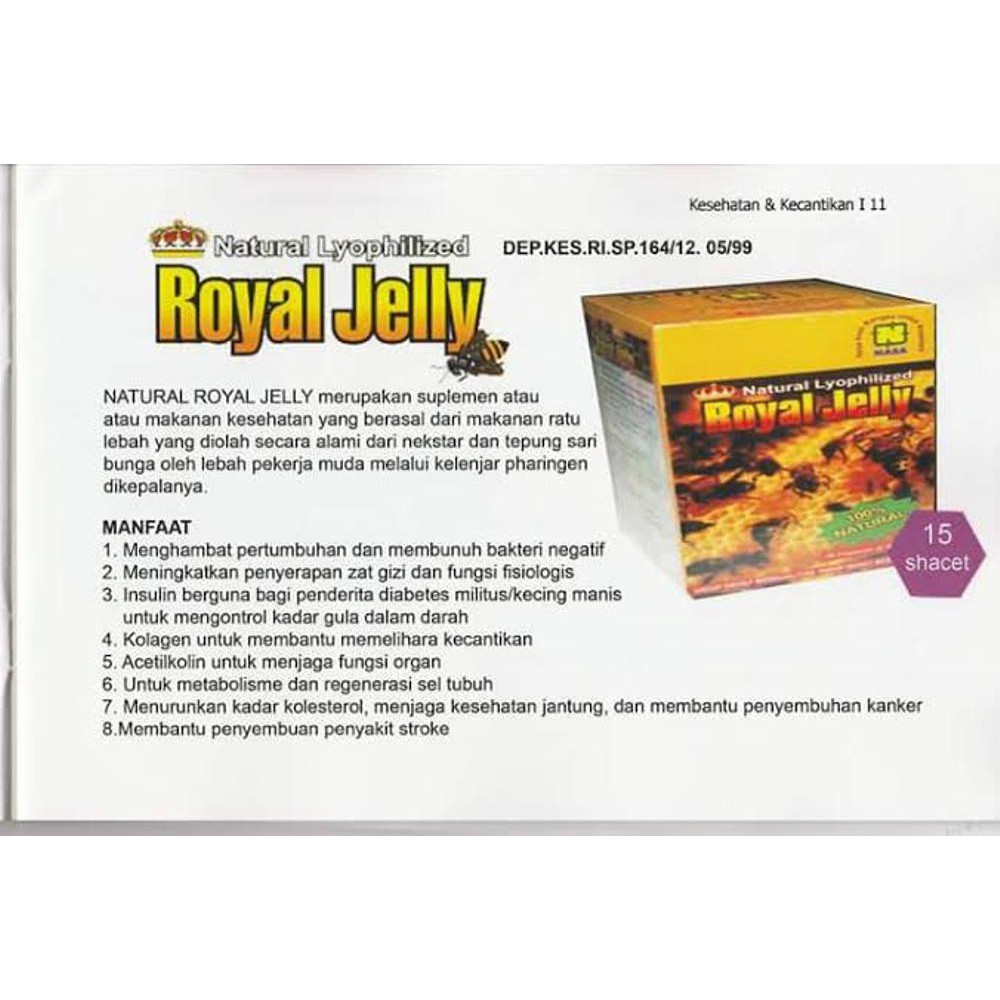 Natural Royal Jelly Nasa Asli Original Nasa Stockist Original Nasa Indonesia