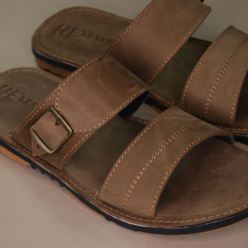 SANDAL KULIT PRIA ASLI 100 % ORIGINAL