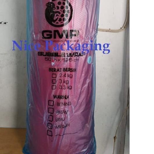 

✈ [GMP] Plastik bubble merah uk125cm x 50Mtr ♗