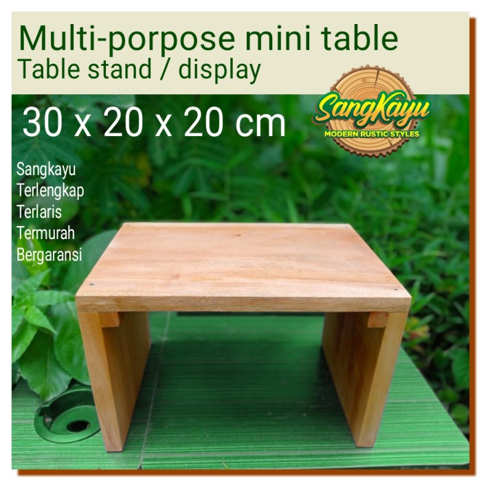 Multi-purpose table stand display 30x20x20 cm mini table craft