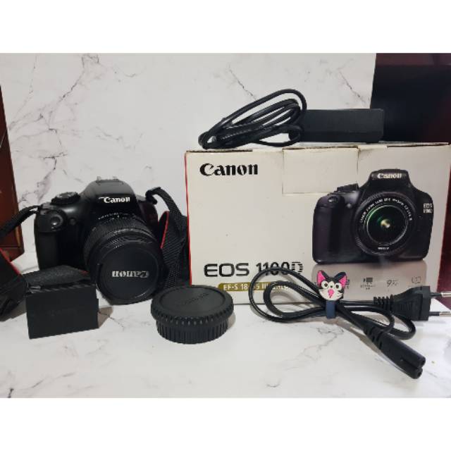 Jual murah cepat Camera second Canon DSLR 1100d
