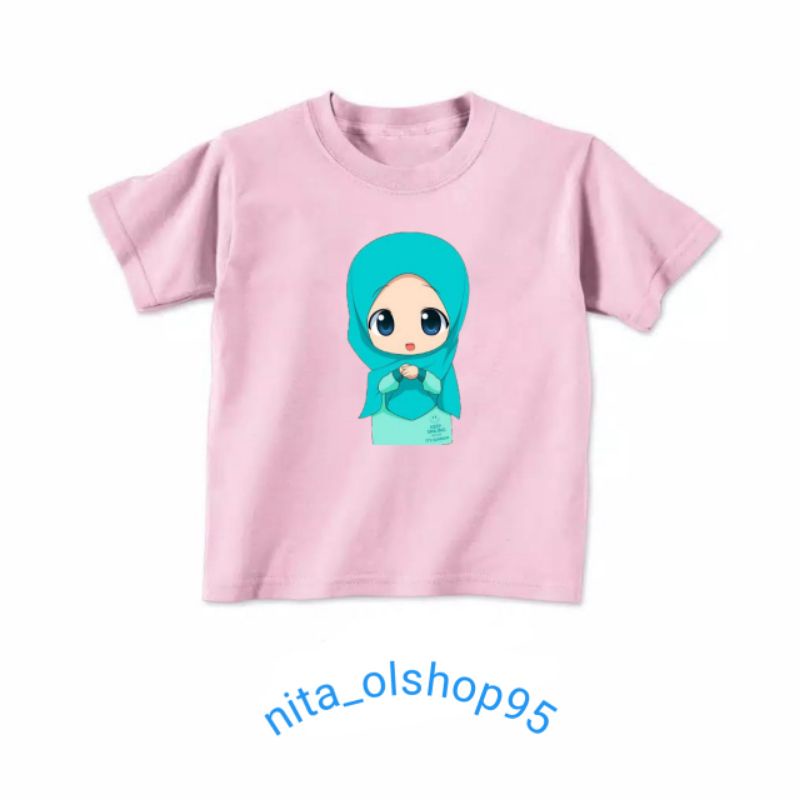 baju hijaber baju anak karakter lucu