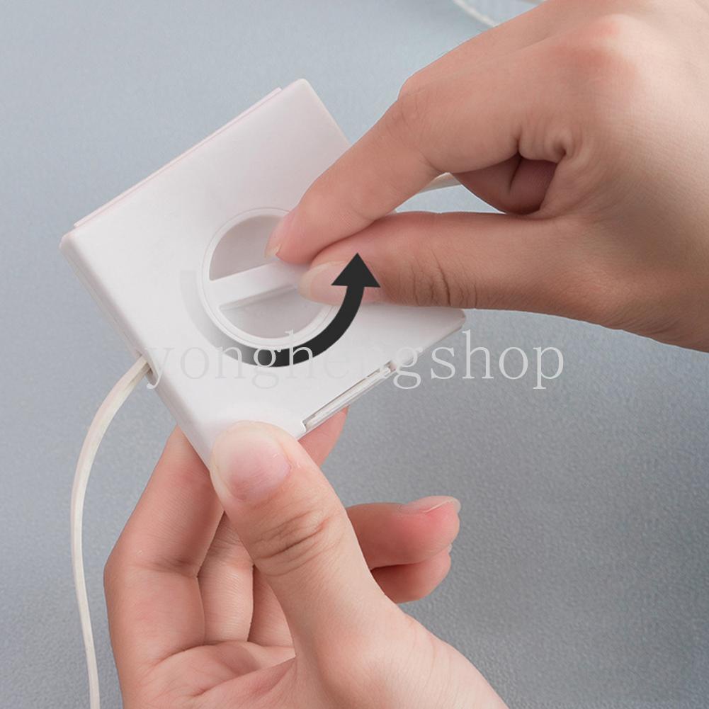 Kotak Penyimpanan Kabel Data / Charger / Earphone Bentuk Persegi Portable