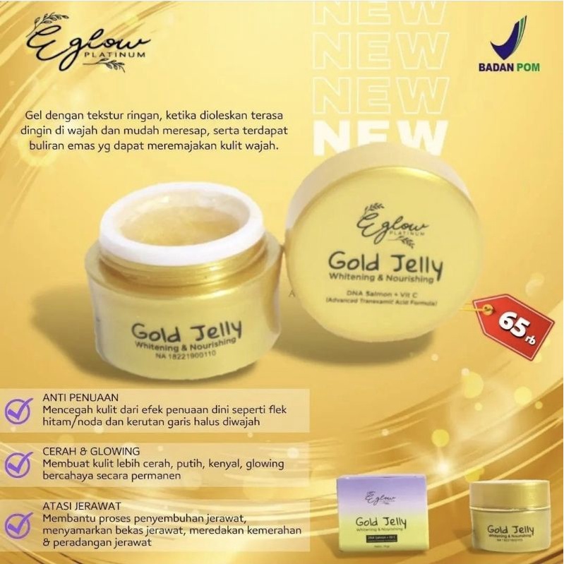 GOLD JELLY E GLOW PLATINUM