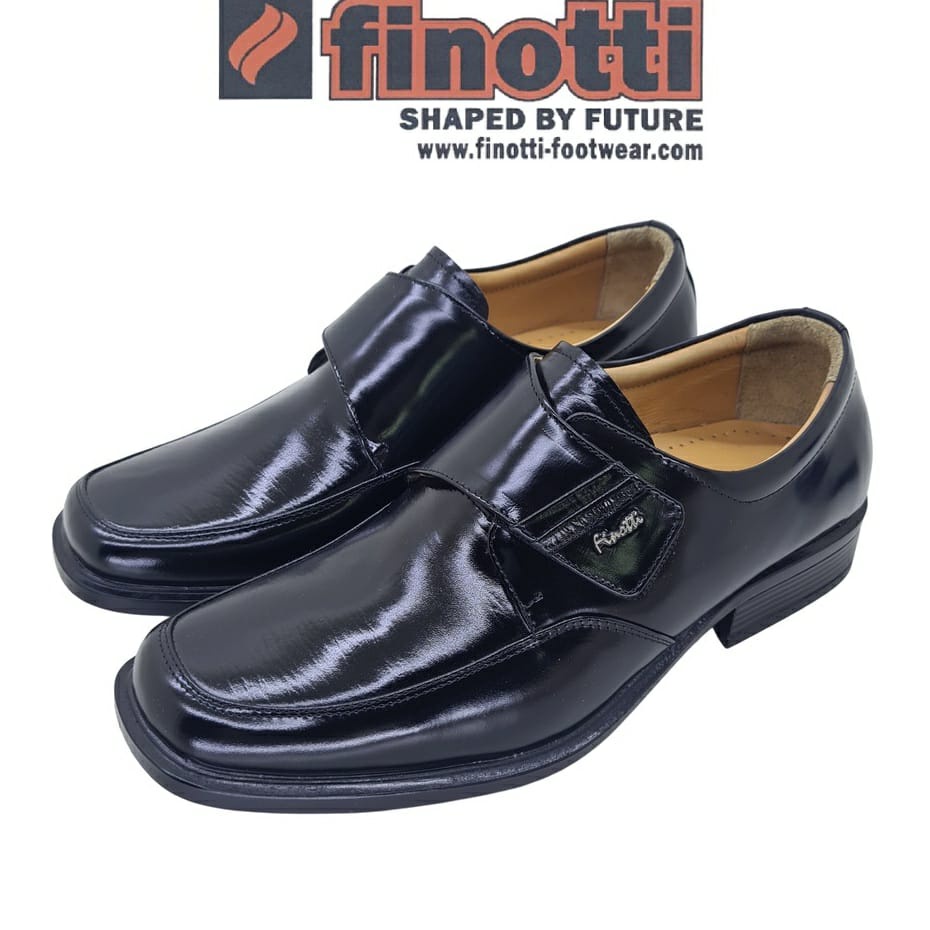 Finotti 8911 Sepatu Kantor Formal Pria Premium Sepatu Pantofel Cowok Fashion Asli Kulit Original Bahan Kilat