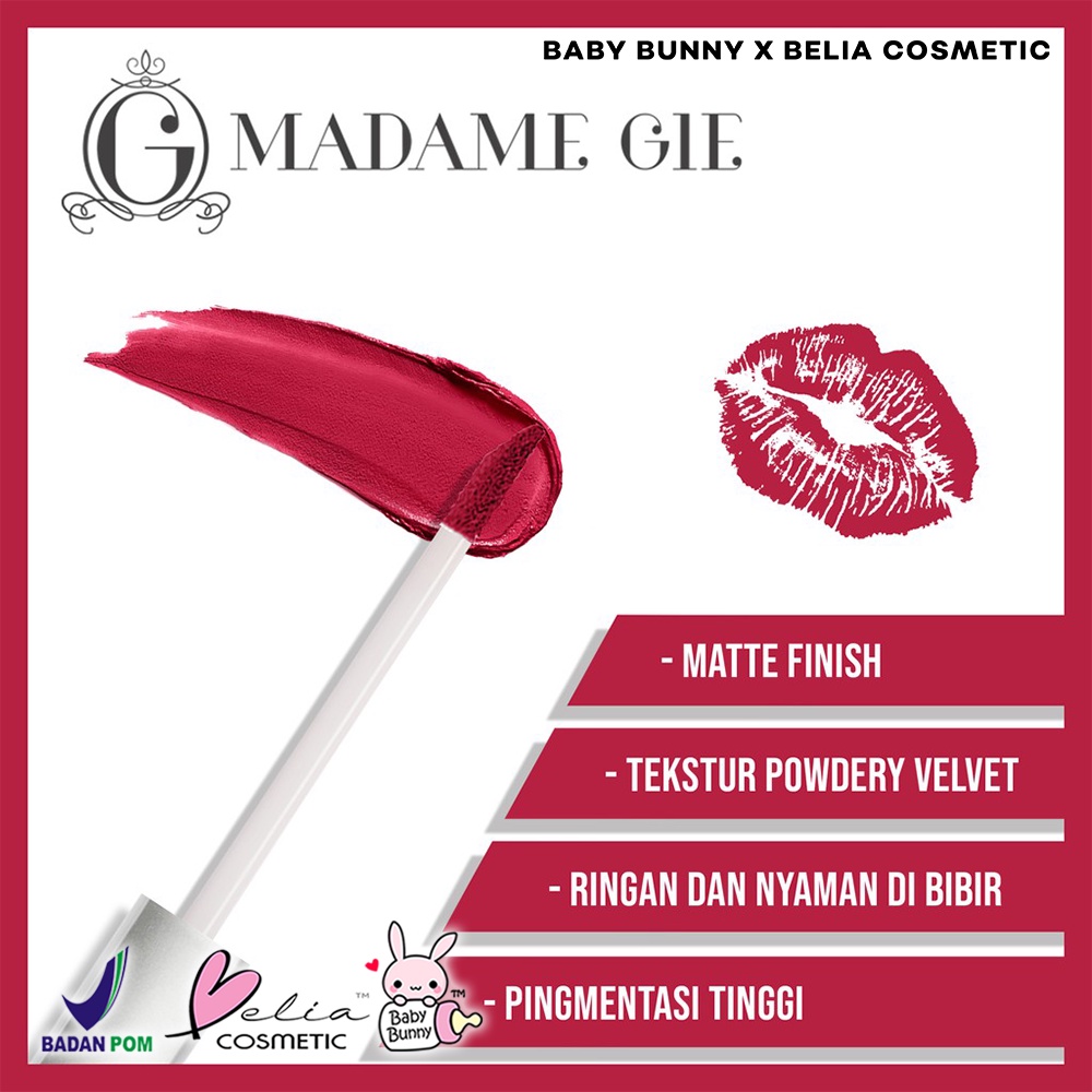 ❤ BELIA ❤ Madame Gie Always On Lip Cream BPOM | Lipcream lipstick lipstik Madamegie Gisella