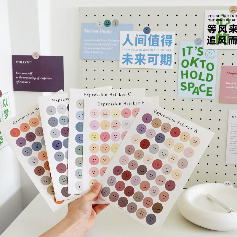 Sticker Kertas Dekor Bulat Warna Warni / Sticker basic small circle Macaron Dots Dekorasi Paper Sticker DIY Planner Scrapbook / Stiker Bulat/Dot Round Sticker Sticker Deco Aesthetic Untuk Scrapbook Bujo Journal / Morandi