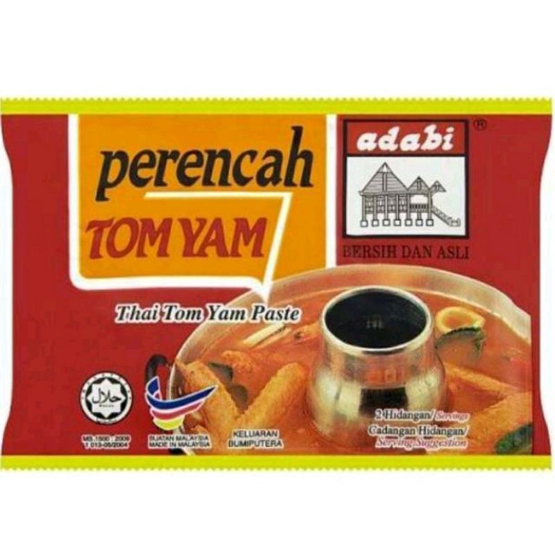 Adabi Perencah Tom Yum 40gr Tomyam Adabi