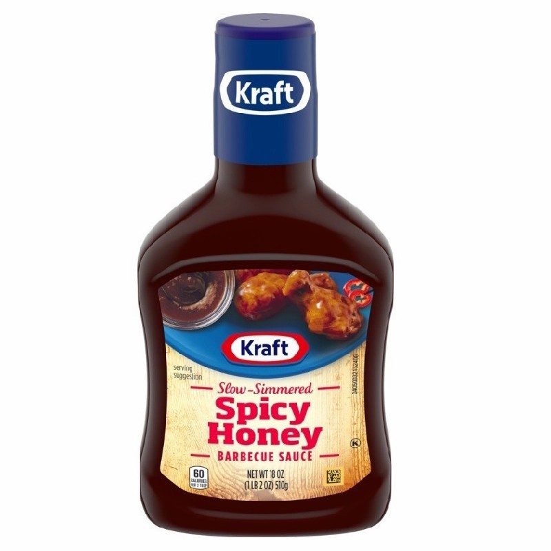 

saus barbeque bbq kraft spicy honey 510