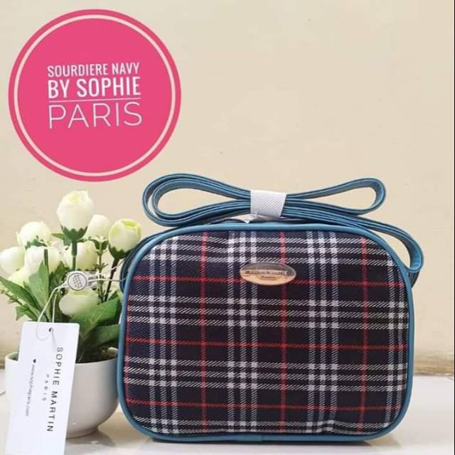 Tas Sourdiere Navy Sophie Paris