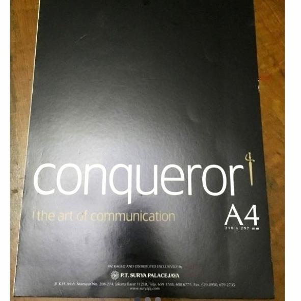 

Kertas Conqueror A4 100 gr Isi 250 sheets Star Seller Termurah