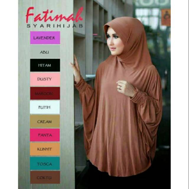 Hijab bergo tangan Fatimah