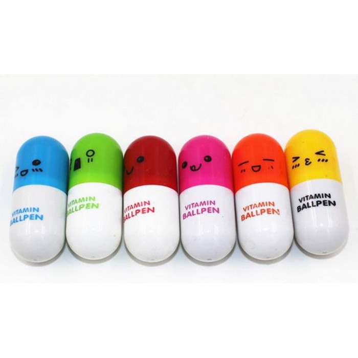 

pulpen mini capsule lucu