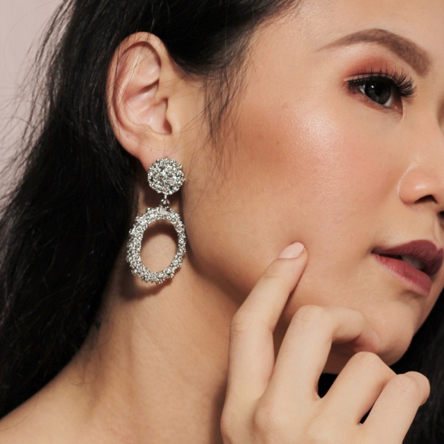 ADELLE EARRINGS ANTING PESTA BULAT BESAR ANTING MURAH ANTING TUSUK MURMER ANTING AKSESORIS WANITA