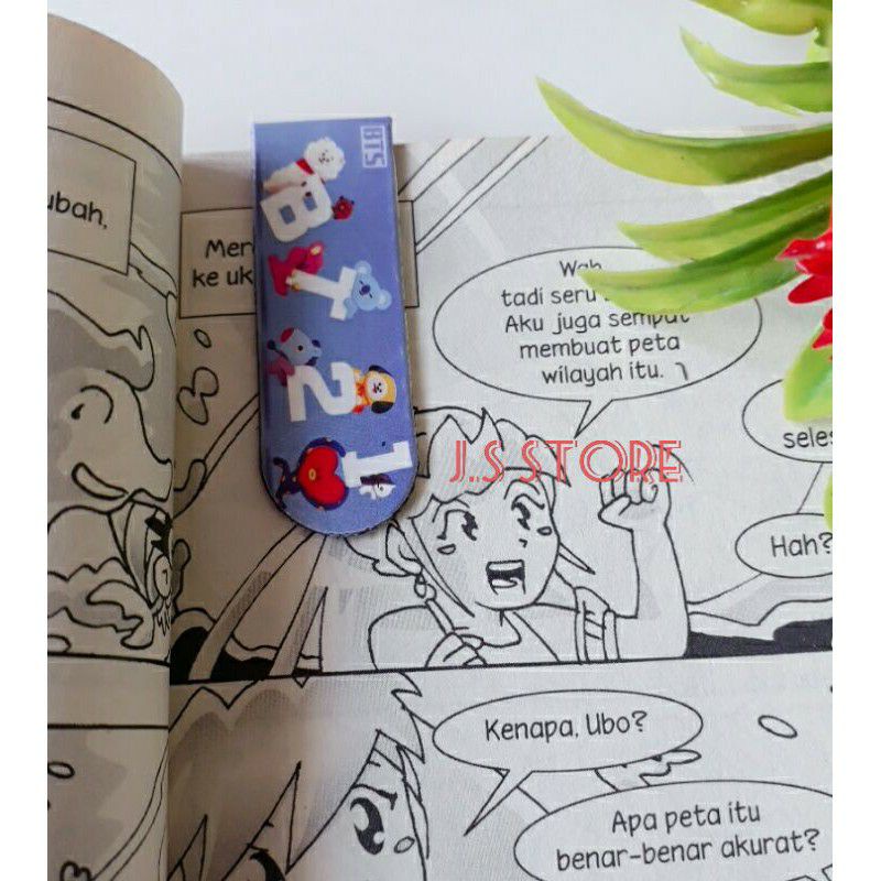 PEMBATAS BUKU MAGNET BTS / POST IT MAGNET/ BOOKMARK BUKU