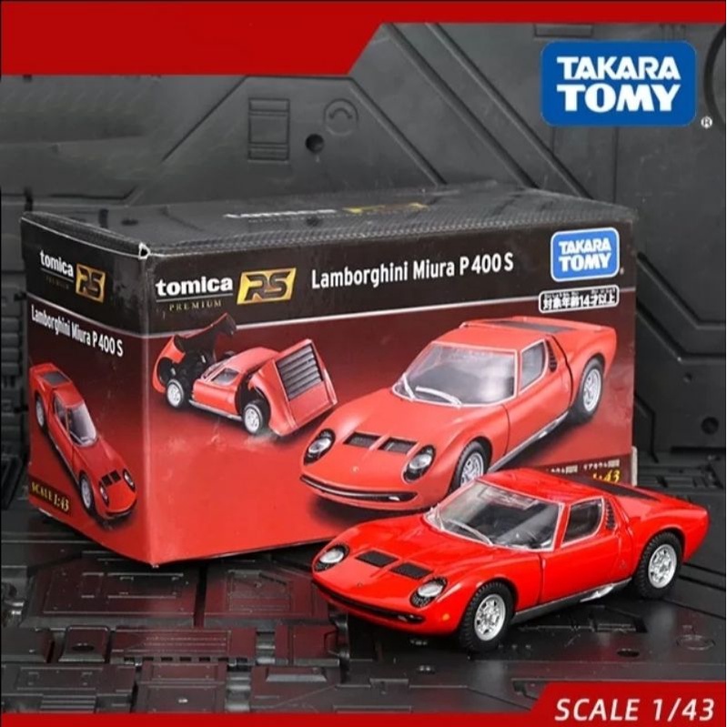 Tomica Premium RS Lamborghini Miura  P400S Takara Tomy Original Skala 1:43