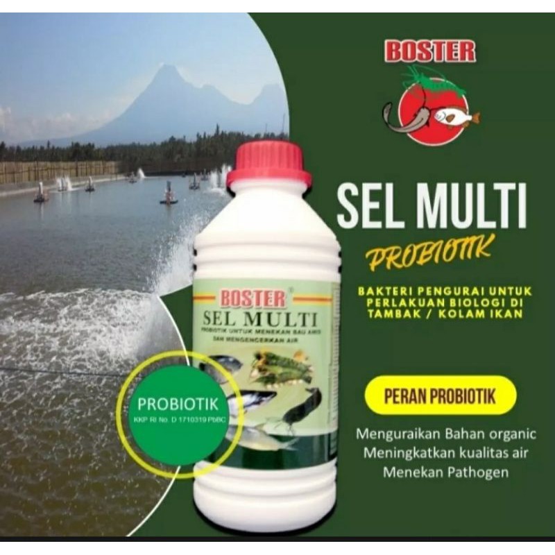Boster probiotik ikan sel multi berat 1L