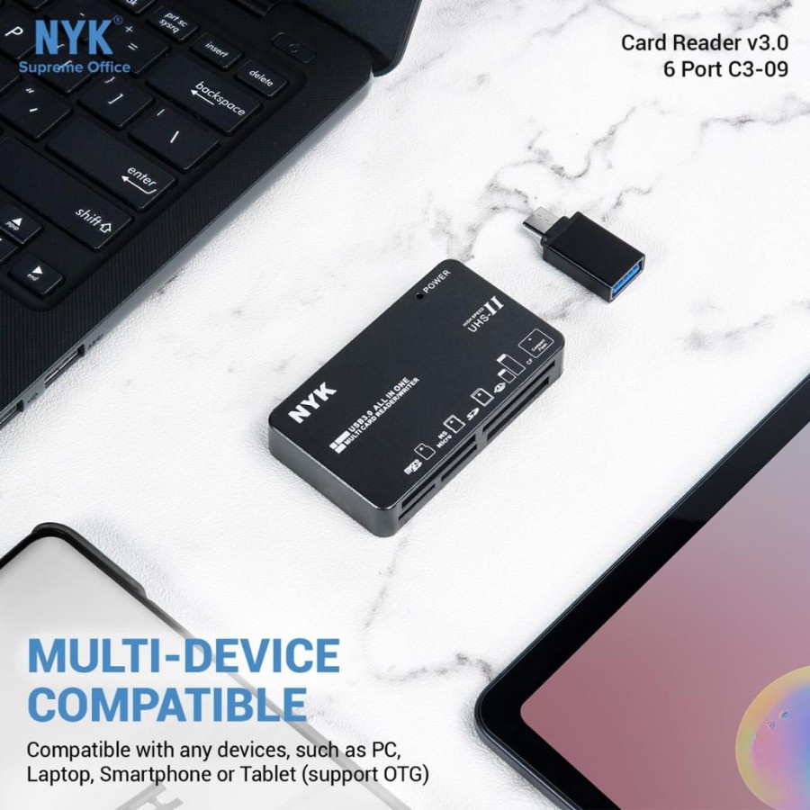 Card Reader NYK 6 SLOT V2.0 C2-08  NYK Card Reader 6 Slot