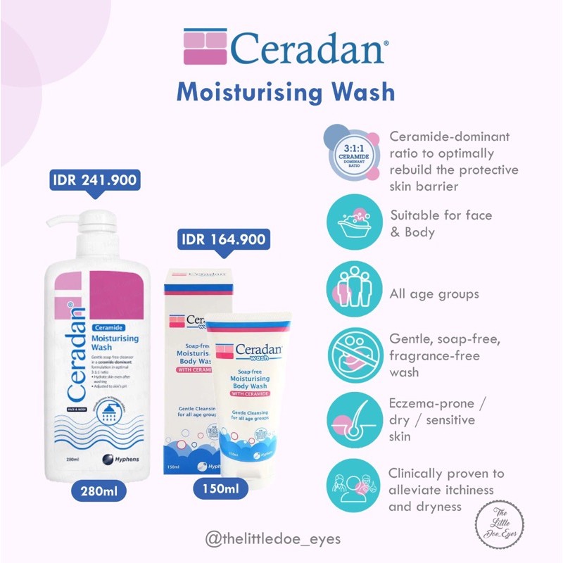 [READY] Ceradan Moisturizing Wash