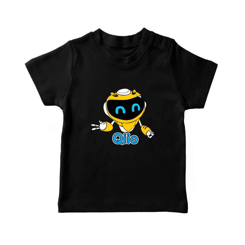 Kaos Anak Qiio Teman Robot Riko The series cotton combad 30s