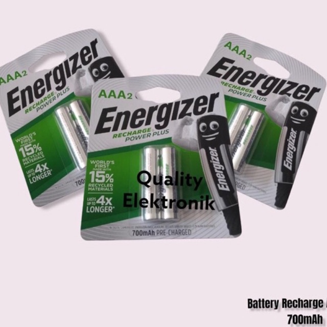 BATERAI RECHARGE AAA 700MAH PRE CHARGE ISI 2 ENERGIZER