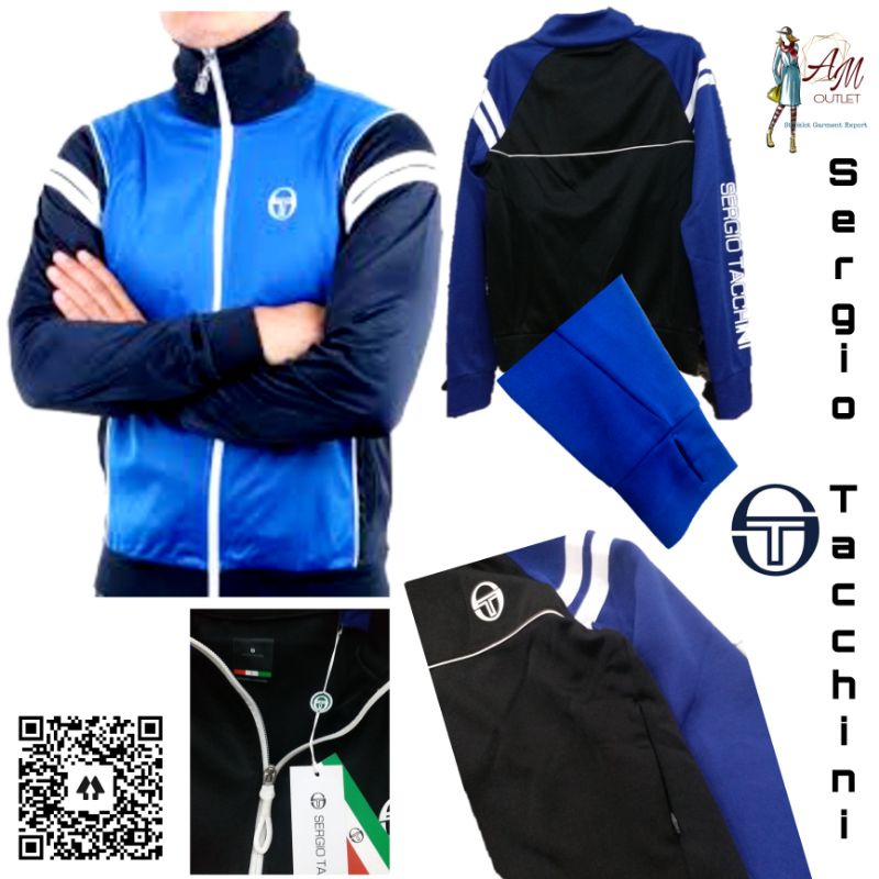 ST Jaket Tracktop Authentic Sport Bahan Export