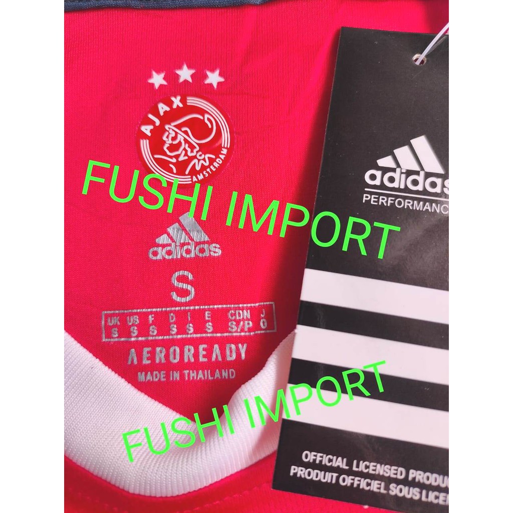 HQ JERSEY BOLA AJAX HOME 2021-2022 GO HQ IMPORT