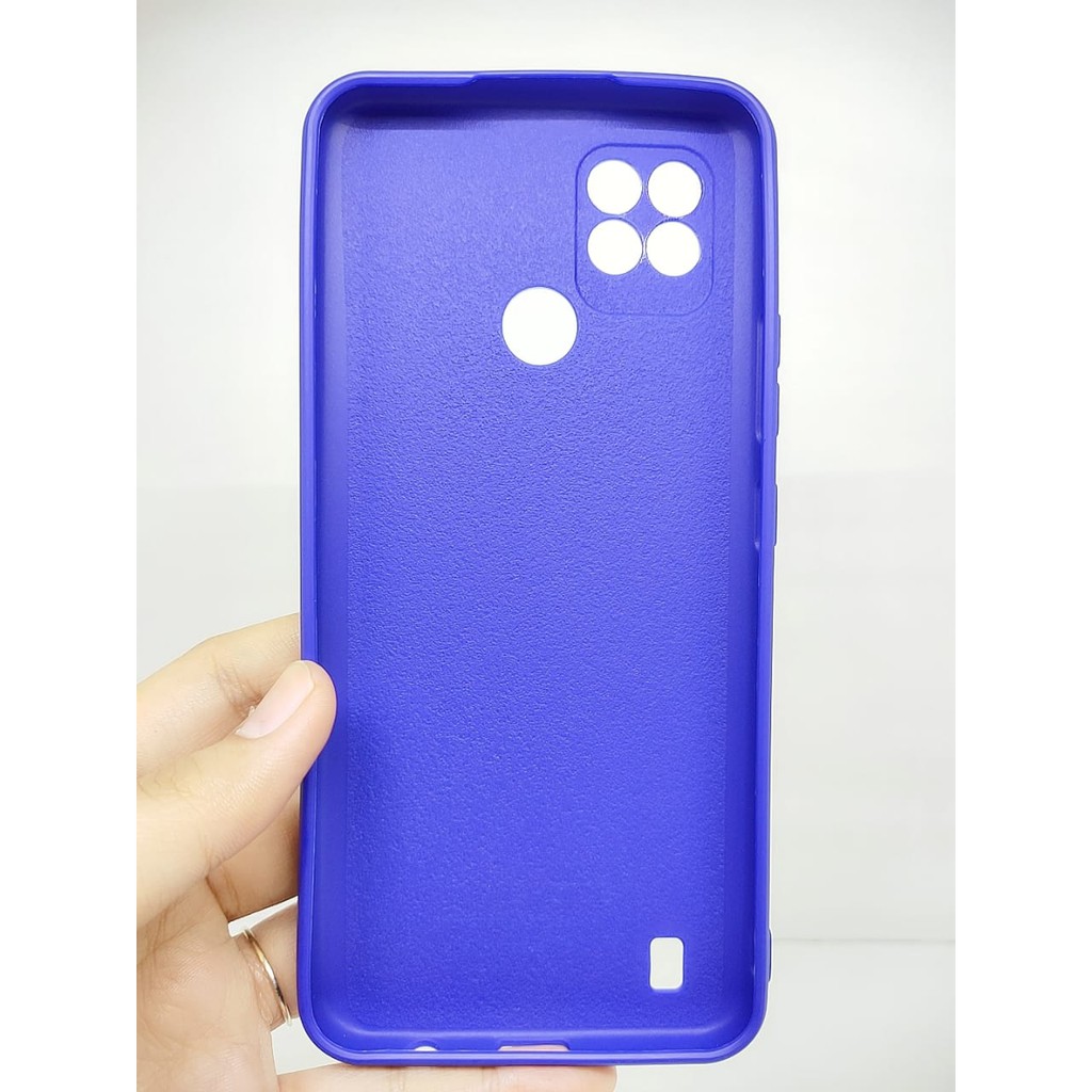 SoftCase Warna Warni Realme C21 6.5 Inch with 3D Camera Casing Candy Macaron Pelindung Camera