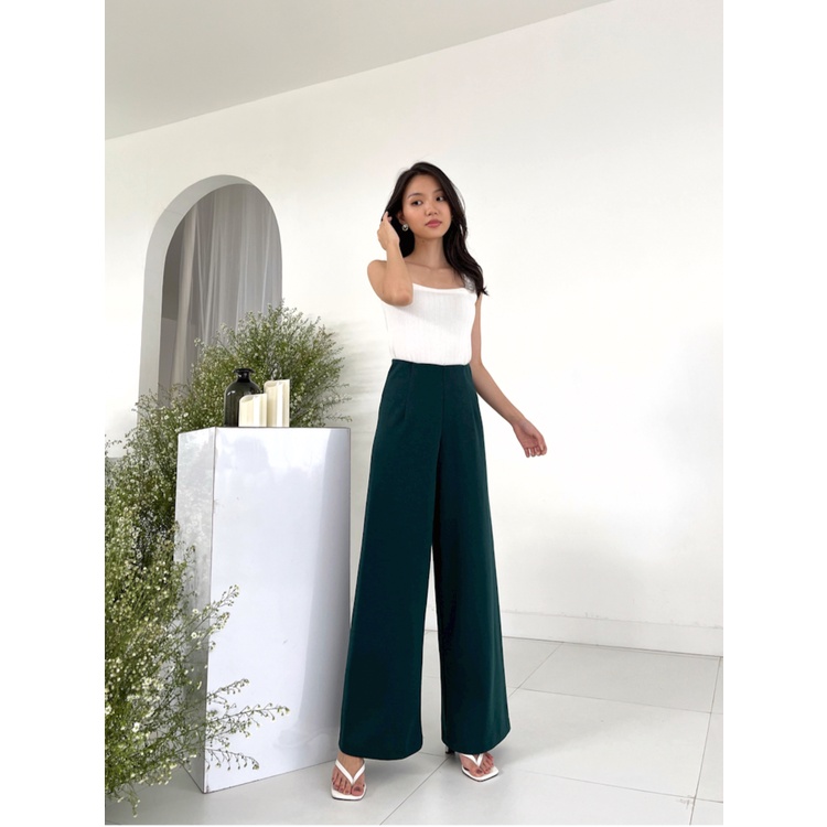 B-0107 Culotte Kulot Premium Best Seller-DARK GREEN