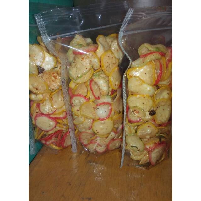 

Kerupuk sebring (seblak kering) home made